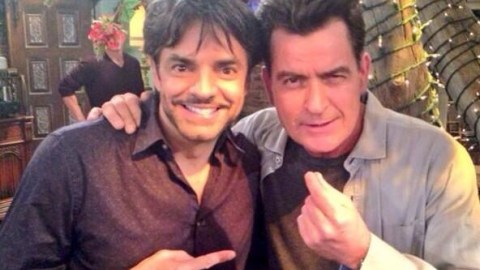 El capitulo one aparece Derbez con Sheen se podrá ver el 6 de marzo en FX.