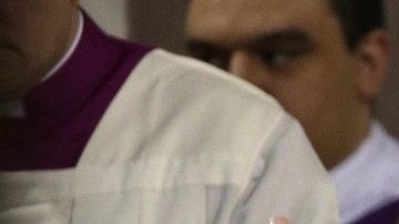 La misa fue oficiada en la Basílica de Santa Sabina.