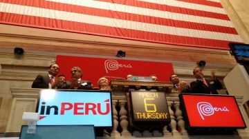 El presidente del Banco Central de Reserva del Perú, Julio Velarde, se encargó este jueves de dar el tradicional campanazo.