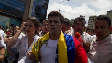 Leopoldo López se encuentra preso en la cárcel de Ramo Verde.