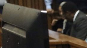 Pistorius en el tribunal.
