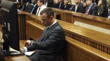 Pistorius en el tribunal.