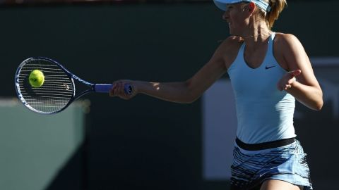 La rusa perdió ante la italiana Giorgi.