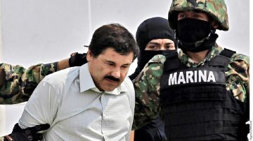 'El Chapo' cuando fue capturado.