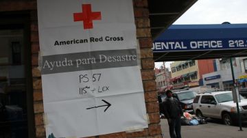 La Cruz Roja colabora directamente en los refugios que acogen a los damnificados por el desplome de los edificios en East Harlem.