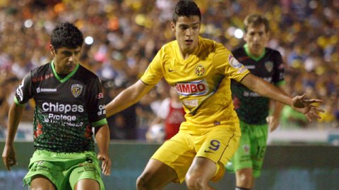 Jaguares contra América en duelo de la jornada 11 del Clausura 2014.
