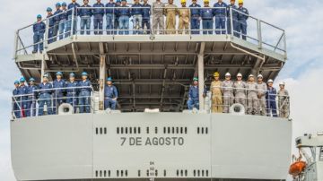Este es el buque de la Armada Nacional, que pondrá en operación hoy el presidente Juan Manuel Santos.