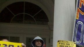 Los manifestantes quieren tener acceso a educación de calidad.