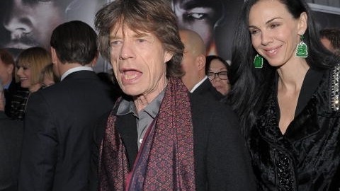 Mick Jagger junto a L'Wren Scott, la mujer con la cual se alega no quiso casarse.