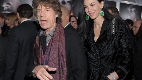 Mick Jagger junto a L'Wren Scott, la mujer con la cual se alega no quiso casarse.