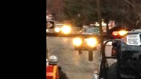 Así lucía la escena esta mañana.