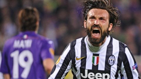 Andrea Pirlo consiguió el gol del triunfo para la Juventus