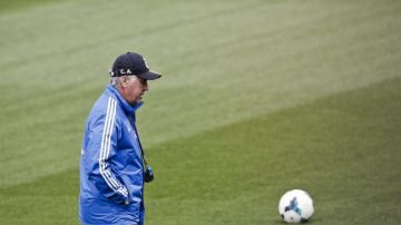 El técnico del Real Madrid, Carlo Ancelotti