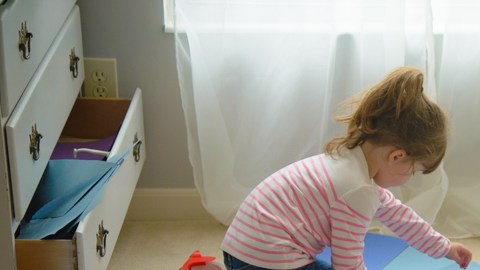 La pequeña artista tiene solo cuatro años