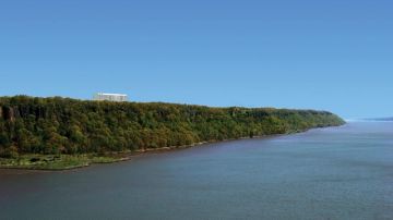 Los 'Palisades Cliffs' a lo largo del río Hudson.