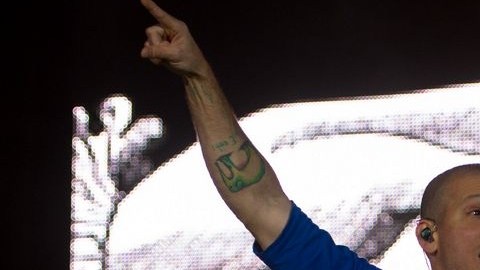 René Pérez, dueño del escenario el sábado.