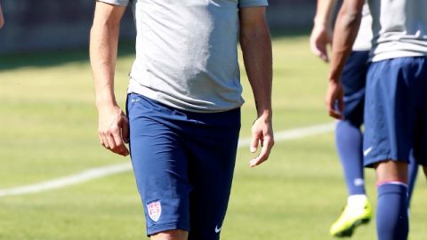 Landon Donovan, titular con  la selección de Estados Unidos.