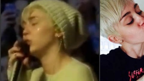Cyrus se encuentra viajando por su gira 'Bangerz' y está muy triste por la muerte de Floyd.