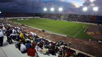 El estadio de los Potros de Hierro del Atlante en Cancún ha tenido  pobres entradas en el actual torneo.