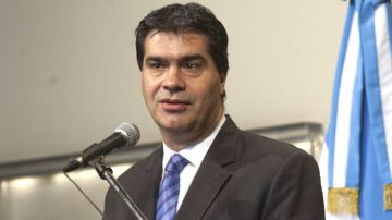 Jorge Capitanich, jefe del gabinete argentino.