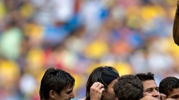 Julio Domínguez se encargó de marcar el segundo gol para Cruz Azul