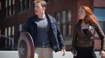 Chris Evans y Scarlett Johansson, las estrellas de 'Captain America: The Winter Soldier'. Marvel