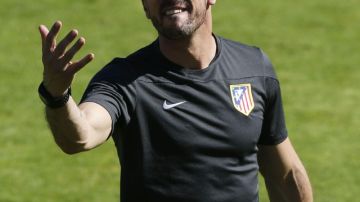 El técnico  del Atlético de Madrid, Diego Simeone.