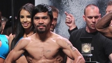 Puro músculo presumen Pacquiao y Bradley.