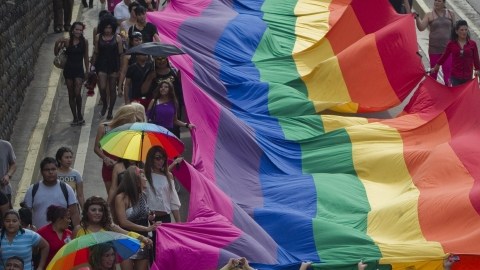 La comunidad LGTB aplaudió la decisión de los magistrados.