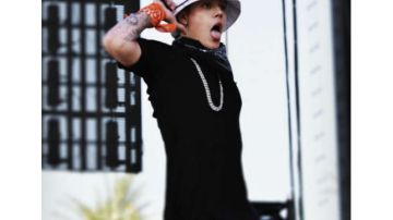 Bieber actuó en el Coachella el tercer día del festival.
