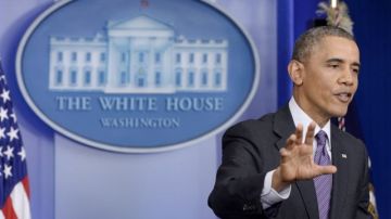 Barack Obama habló sobre la crisis en Ucrania durante una rueda de prensa en Washington DC.