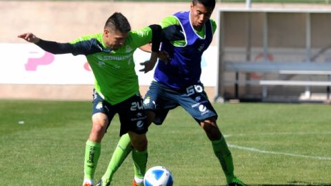 Santos cerró  su preparación para el juego ante Lanús.