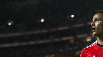 El jugador del Benfica Rodrigo Lima celebra un gol ante Juventus