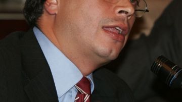 Gustavo Petro alcalde de Bogotá.