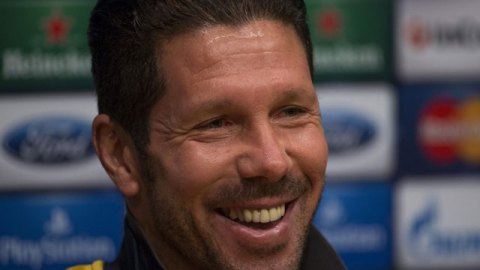El timonel del Atlético de Madrid, Diego Pablo Simeone