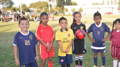 Los pequeños de la Liga Liberty celebraron el Día del Niño que es tradicional en México.