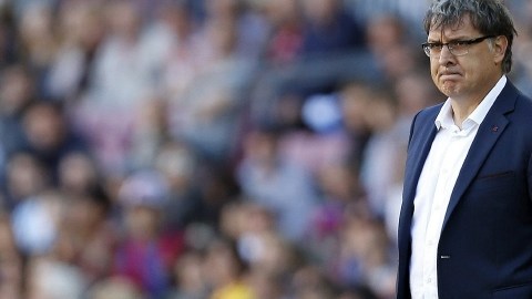 Gerardo Martino lamentó el fracaso del Barcelona esta temporada.