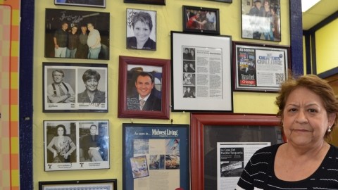 Martha Saucedo propietaria de la taquería la Casa del Pueblo en Chicago.