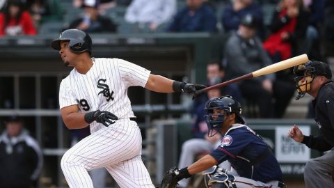 El 'Pito' dando batería a los Minnesota Twins.
