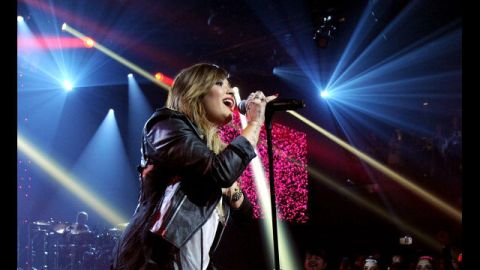 Lovato se presentó en algunas ciudades de Brasil, y continuará en Argentina, Chile y Ecuador, antes de pisar México.