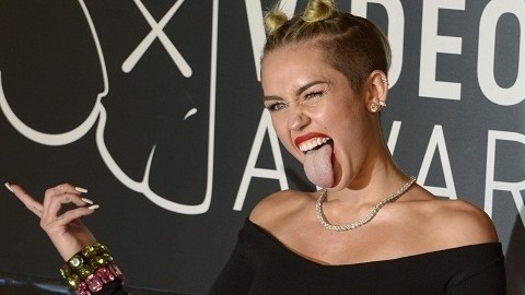 Miley Cyrus está de gira por Europa.