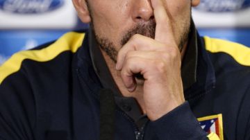 Simeone está cerca del título con el Atlético de Madrid.