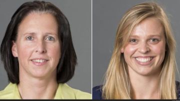 Dos de las víctimas fueron identificadas como Natalie Lewis, de 24 años (der.), y Ginny Doyle, de 44, ambas entrenadoras del equipo de baloncesto femenino de la Universidad de Richmond.