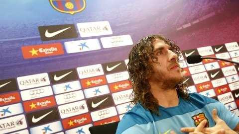 Carles Puyol anunció su retiro de las canchas