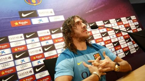 Carles Puyol anunció su retiro de las canchas