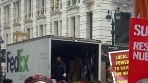 Trabajadores, activistas y organizaciones se congregaron desde las primeras horas de la mañana en la calle 34 y Herald Square en Manhattan.