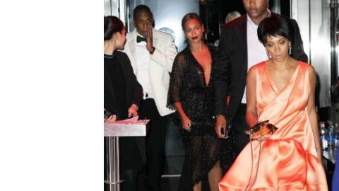 Solange Knowles golpeó a Jay Z en un elevador tras asistir a la Met Gala.