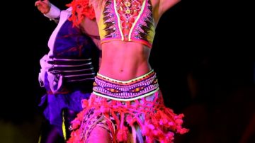 Shakira cantando 'Waka Waka' en el Mundial Sudáfrica 2010.