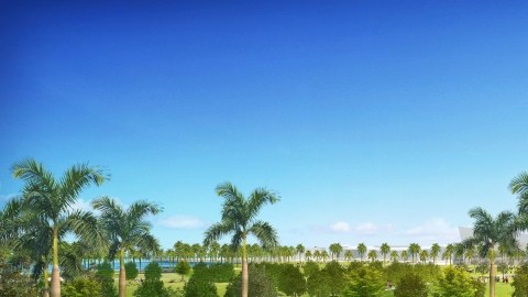 Imagen computarizada del lugar que ocupará el nuevo estadio del equipo de la MLS, un terreno contiguo al pabellón de los Miami Heat.