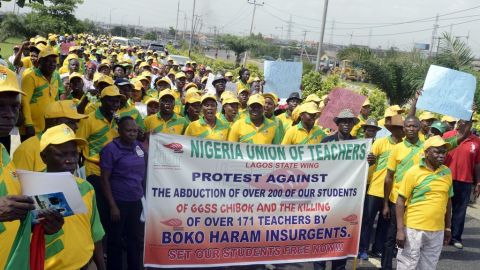 Las niñas fueron secuestradas por la milicia de Boko Haram el pasado 14 de abril.